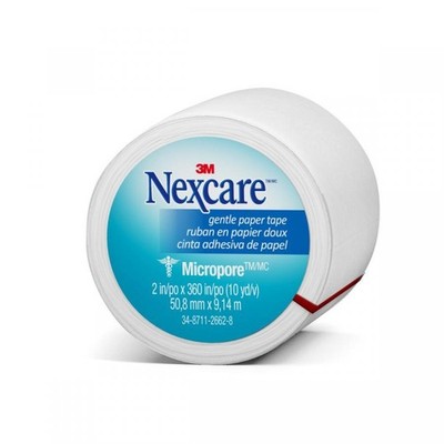 Nexcare Micropore Surgical Tape Paper Skin Friendly 2''x 10 Yd White Nonsterile 1