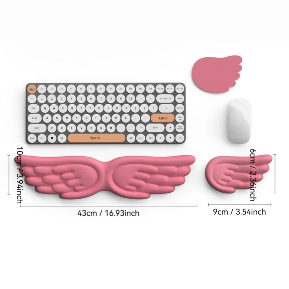 Memory Foam Mouse Wrist Rest Set Keyboard Palm Rest  for Office and Gaming - Image 2 of 4
