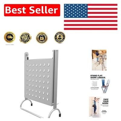 Compact 18'' Ladder Work Platform with Tool Tray - Perfect for DIY Projects