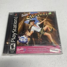 BRAND NEW SEALED BARBIE EXPLORER SONY PLAYSTATION 1 VINTAGE VIDEO GAME (2001)