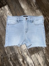 Abercrombie  Fitch Jean Shorts Women's Size 6/28 Harper Low Rise Cutoff Light
