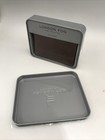London Fog Men's Leather Bifold Wallet Brown With Metal Tin Brand New