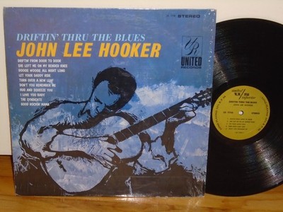 John Lee Hooker - Driftin' Thru The Blues UNITED RECORDS LP VG++ Shrink