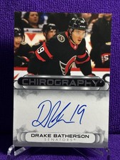 2024-25 SP Authentic Chirography Auto Drake Batherson  #C-DB Ottawa Senators