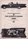 1966 Corgi Batmobile Vintage Toy Ad Diecast Batman Five Inches of Danger Rockets