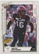 2020 Upper Deck CFL Gold 30/50 Royce Metchie #130 l5j