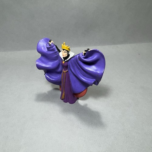 Figurine jouet Disney Blanche Neige Méchante Reine applaudissements vintage PVC méchant collection - Photo 8/9
