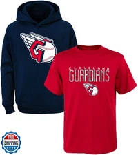 MLB Youth 8-20 Polyester Performance Primary Logo Pullover Sweatshirt Hoodie 