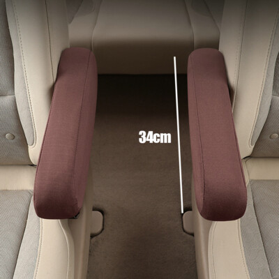 2Pcs Elastic Fabric Vehicle Car Interior Seat Armrest Protector Cover Universal