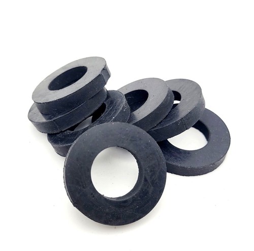 19mm ID Rubber Flat Washers 38mm OD 6mmThick Heavy Duty Spacers EPDM .75 in - Picture 3 of 7