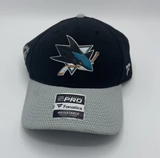 San Jose Sharks Fanatics Branded Snapback Adjustable Hat - Black/Gray