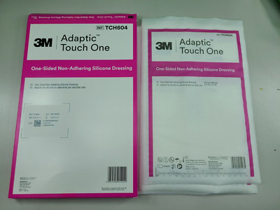 3M ADAPTIC Touch TCH604 Non-Adhering Silicone Dressing (17 CM X 25 CM) Box of 10