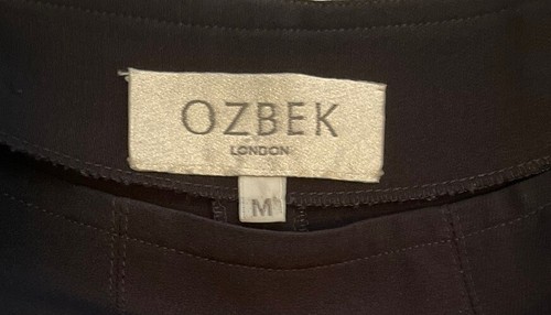 Vintage Rifat Ozbek Skirt. Black With Dark Green Taffeta Ruffles. Mid Calf. Rare - Picture 4 of 17