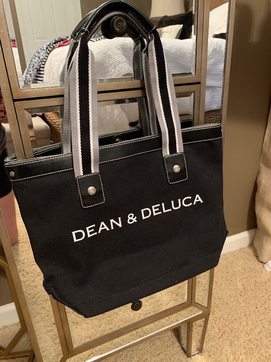 Dean & Deluca Small Signature Black Canvas Tote | eBay
