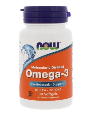 NOW FOODS OMEGA-3 30 SOFTGEL CAPSULES