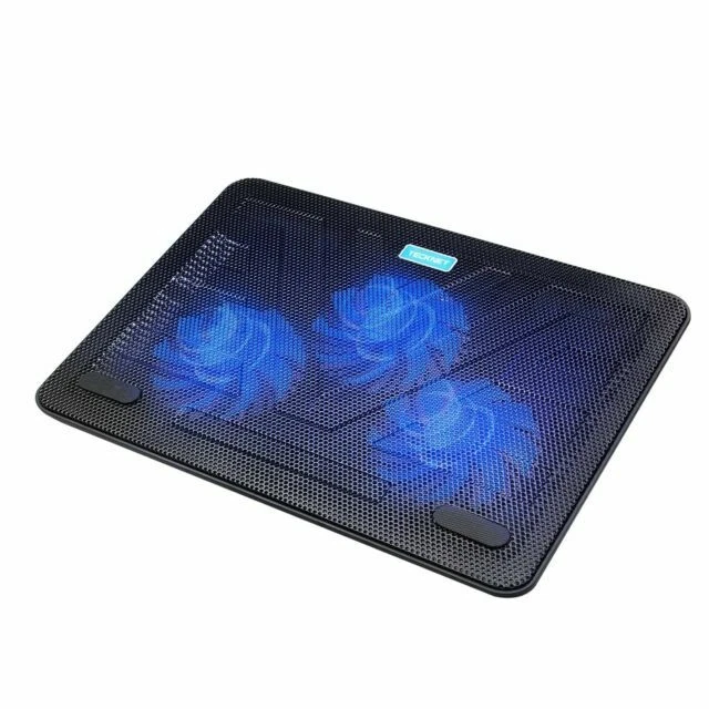 TeckNet 846978 Quiet Laptop Cooling Stand - Black