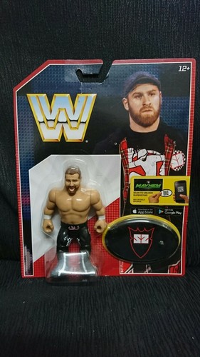 WWE Sami Zayn Mattel Retro Series 4 Wrestling Acti...