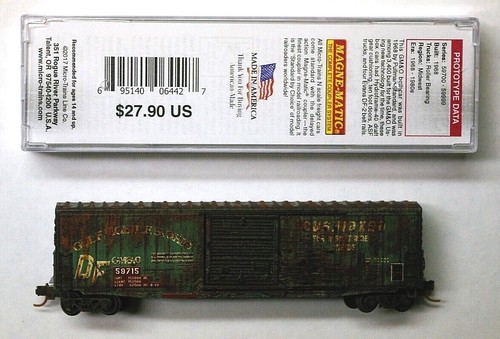 Microtrenes MTL 18044010 Gulf Mobile y Ohio GMO 59715 FW desgastados de fábrica | Zustand: New