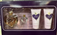 VERA WANG PRINCESS 4 PIECE GIFT SET EDT SPRAY 1.7 FL.OZ (50ML) +B/L+S/GEL+MINI
