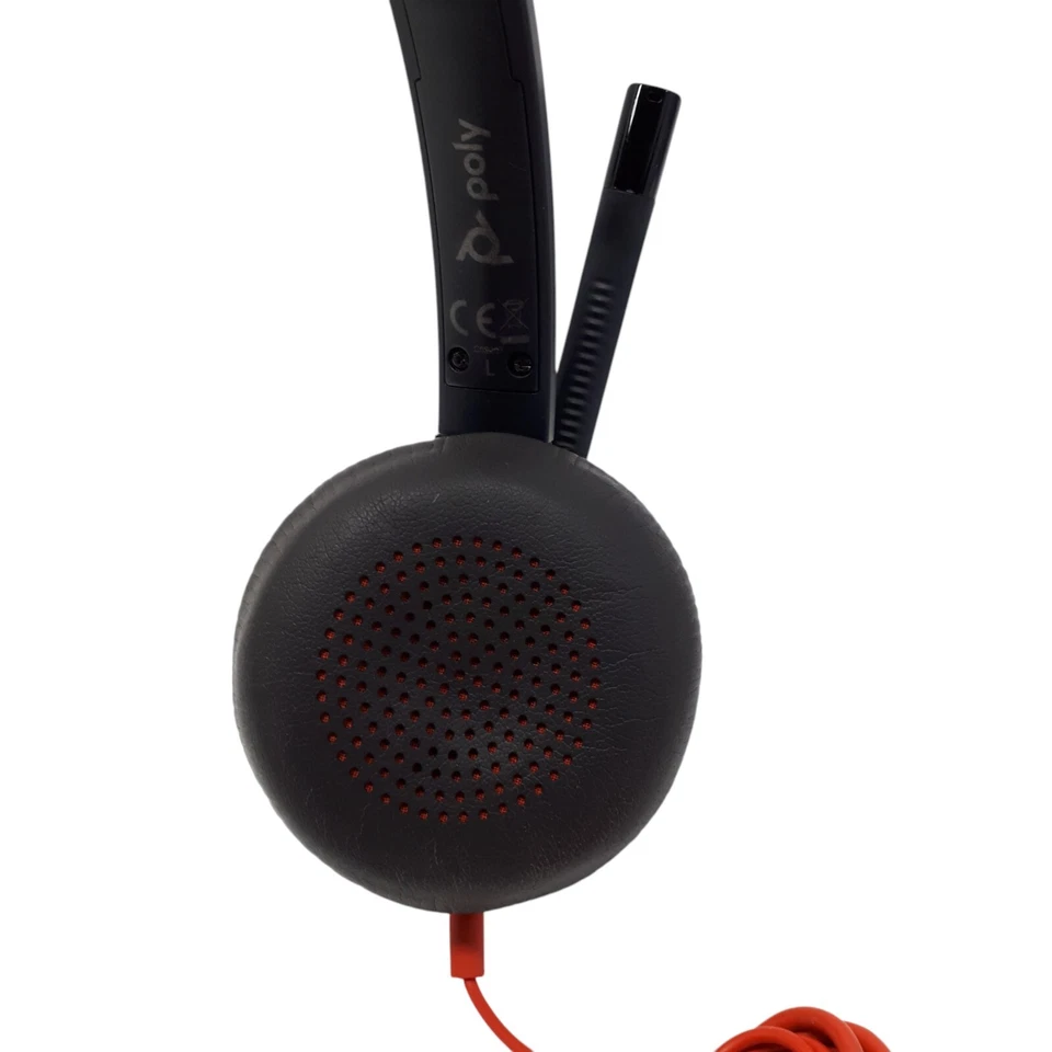 Plantronics Poly C5220T Dual Headset W/ detach C5220 USB-A Adapter Lotof10 E5707 - Image 3 of 4