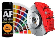 Bremssattellack RAL2011 TIEFORANGE Spraydose hitzebeständig 300° Bremssattelfarb