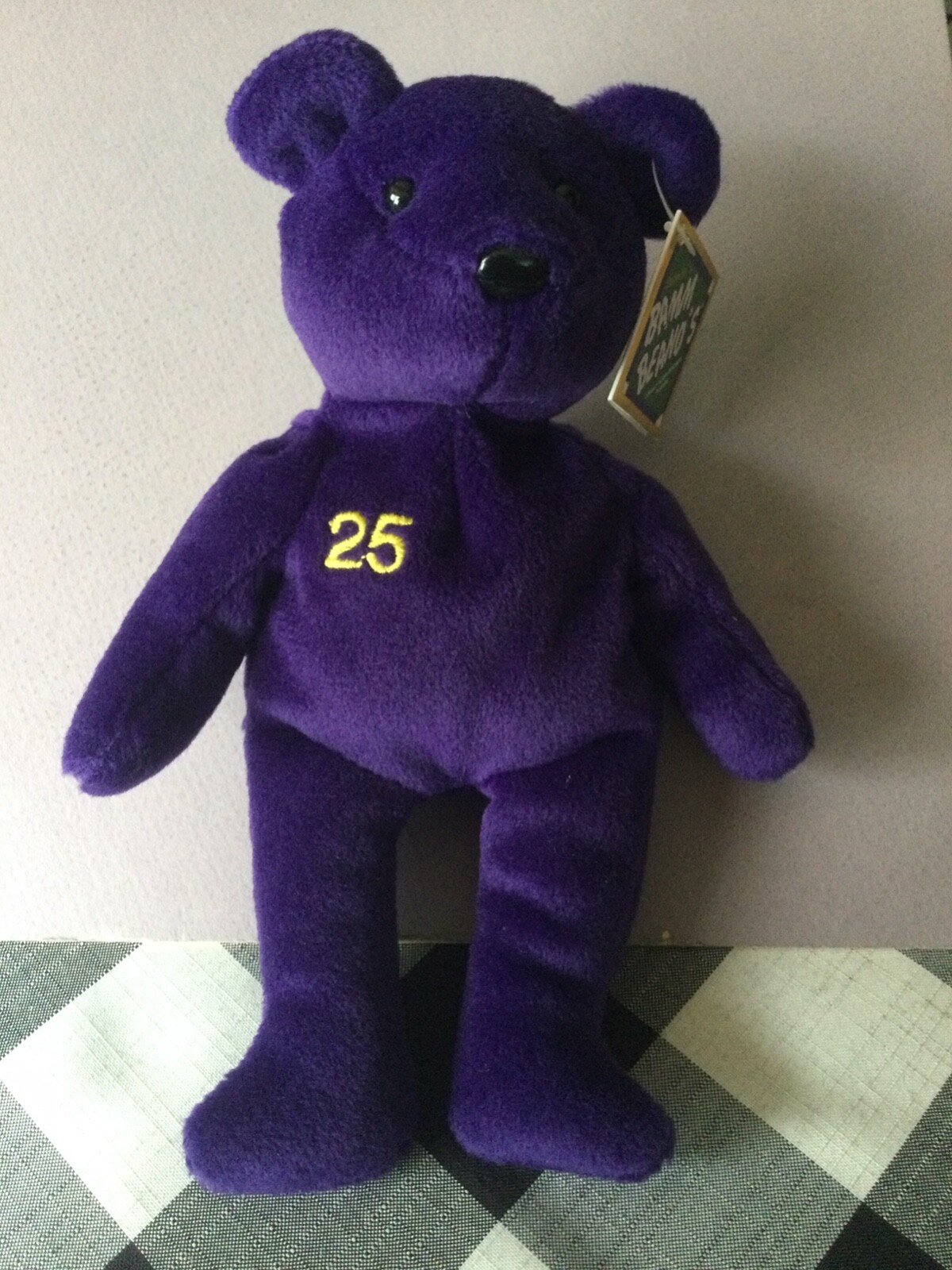 Mark McGwire #25 St. Louis Cardinals Salvino's MLB Bamm Beano's Beanie Bear~Mint