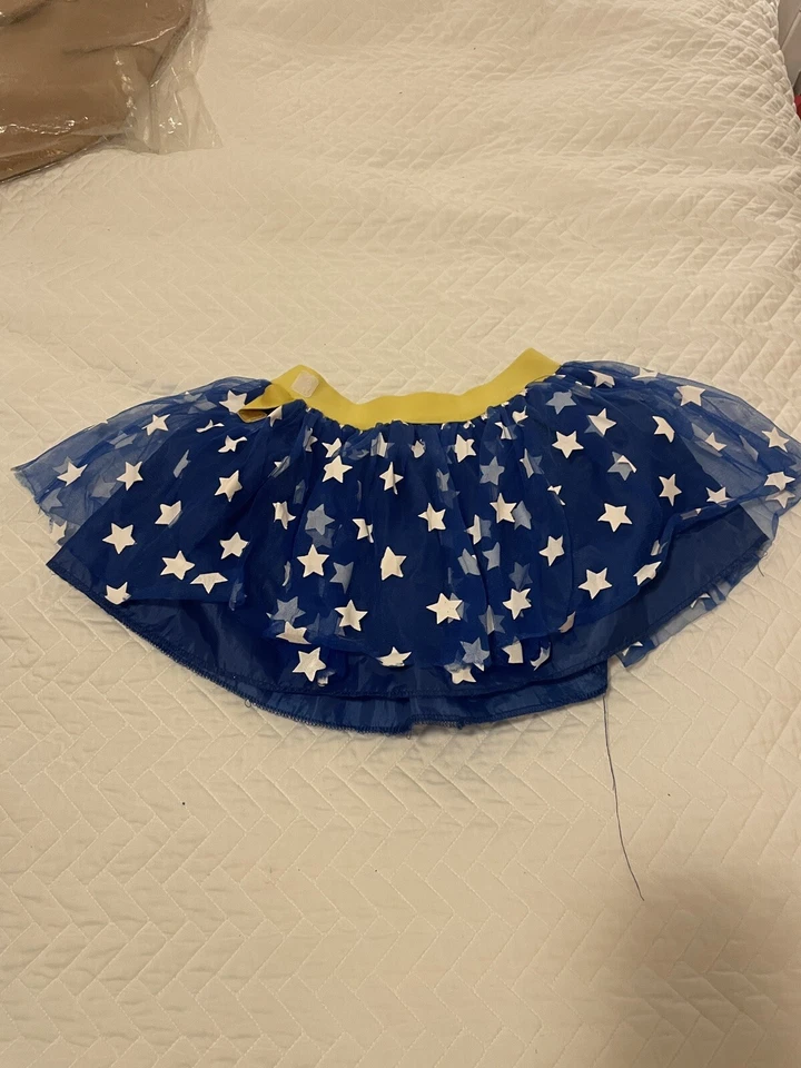 Wonder Woman Kids Halloween Costume WITH MANY ACESSORIES Size 4/5 WORN TWICE! - Image 4 of 4