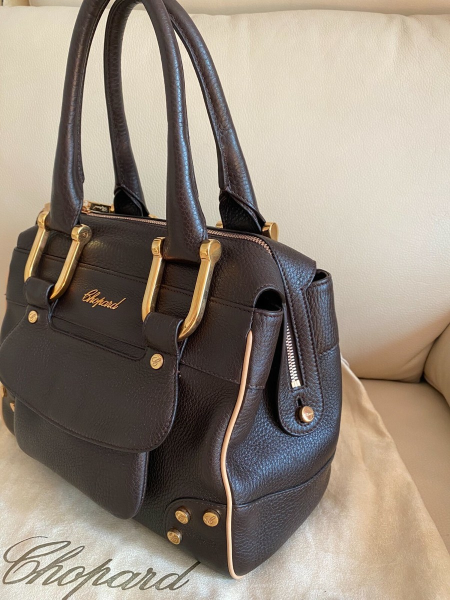 【関税&送料込み】ChloAC Ballerinas Chopard Caroline Mini Hand Bag Brown/Camel Leather | eBay