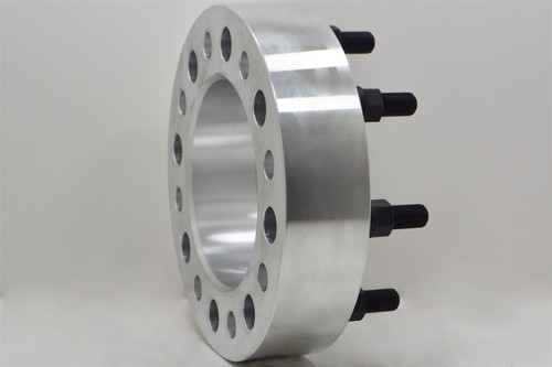 Front + Rear In Between Dual Wheels 8x210 MM Hub Centric 1" Wheel Adapters - Picture 7 of 8