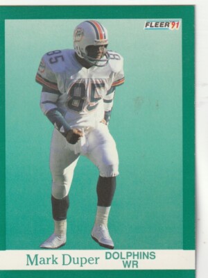 FREE SHIPPING-MINT-1991 Fleer Mark Duper #119 DOLPHINS