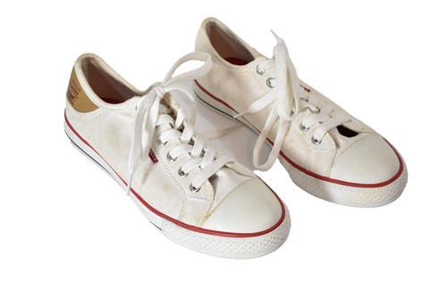 Baskets Levi's Jamaica Stitch - Toile Verte - Taille 6.5 US Homme - Occasion Excellent état