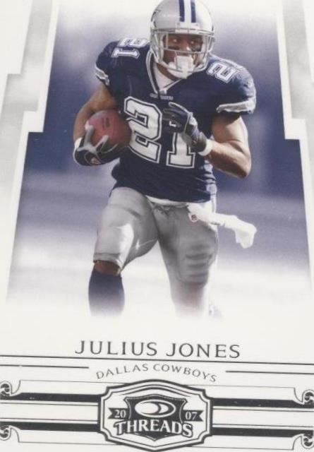 2007 Donruss Threads Julius Jones #75 - 1 of 2