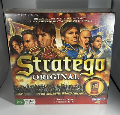 NEW Stratego Original The Classic Game of Battlefield Strategy 2016 New Sealed