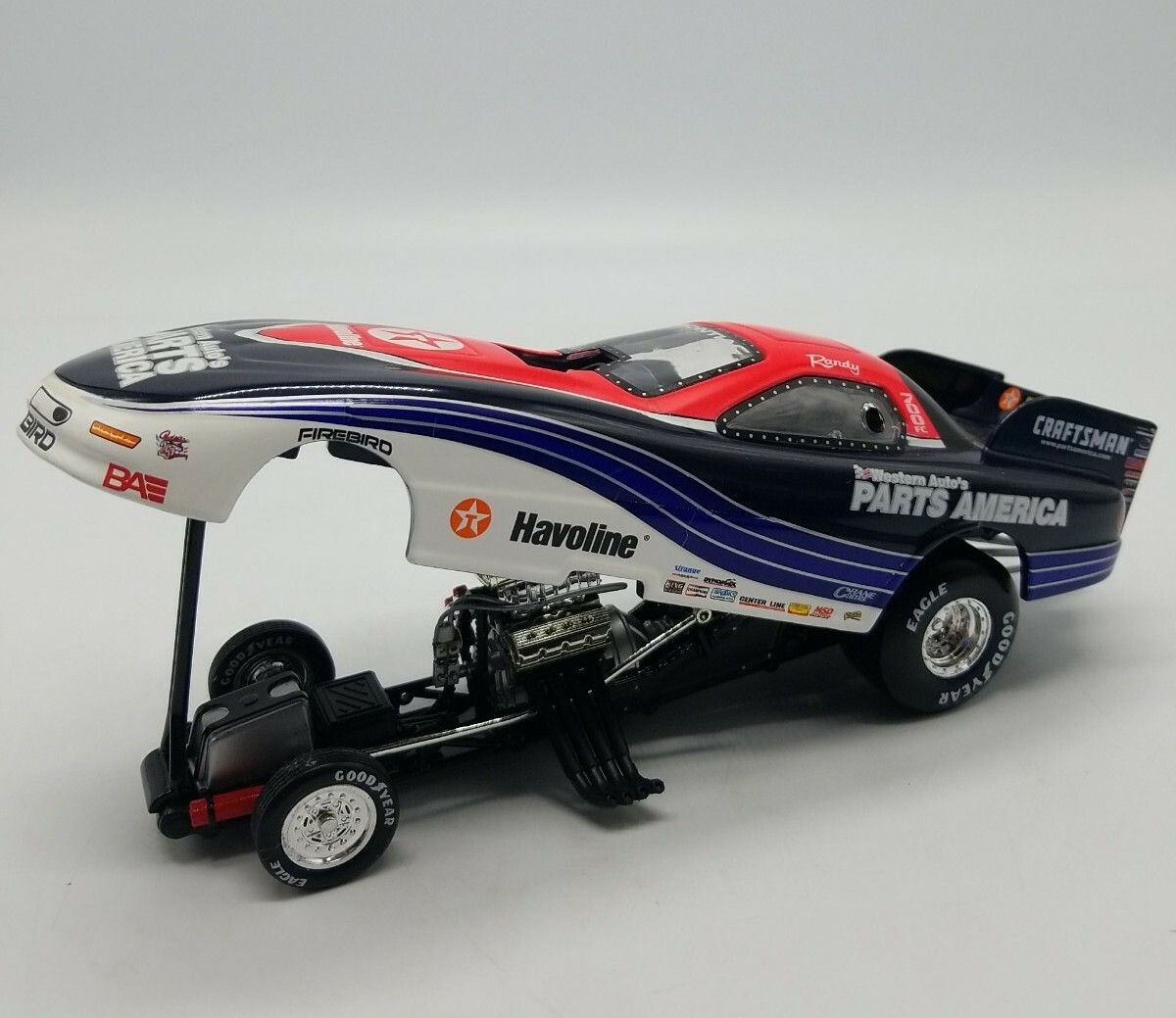 Action Platinum RANDY ANDERSON Western Auto 1997 Pontiac Funny Car