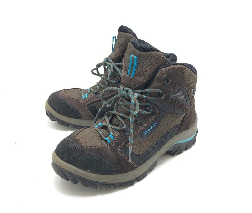 Stiefel-Damen Quechua Trekkingschuh Boots Mehrfarbig Gr. 39 (UK 6)