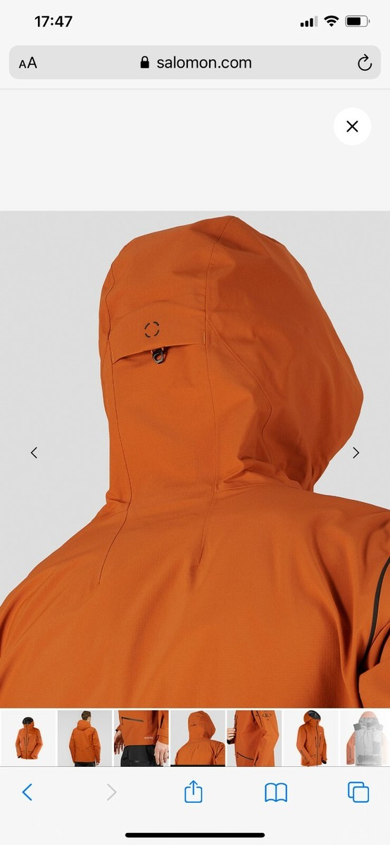 Salomon S/Lab GTX PRO 3L Shell Jacket M Color: Umber | eBay