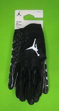 Nike Jordan Jet 7.0 Football Gloves Black/White Magnigrip+ Men’s Size M