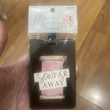 SEW-OLOGY SEW FAR AWAY LUGGAGE TAG NIP