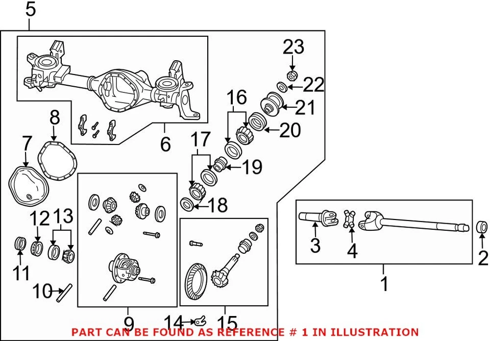 Eje de transmisión derecho pasajero delantero Mopar genuino OEM para Ram 2500 3500 Foto 2 de 2