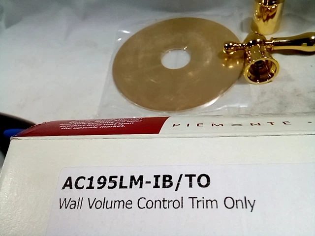 Recorte de grifo Rohl Arcana AC195LM-IB/TO para control de volumen y desviador Piemonte I Foto 4 de 4