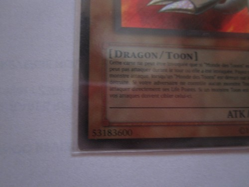 YU-GI-OH! DRAGON TOON AUX YEUX BLEUS MDM-F000 GEM MINT NEUF FRENCH - Picture 12 of 12