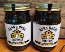 Pure Sorghum Barn House Gourmet All Natural Preserves Amish Kitchen 22 Oz