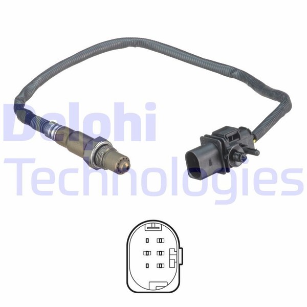 Delphi ES20553-12B1 Lambda Sensor For Alfa Romeo-image