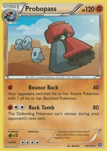 Probopass 55/114 Steam Siege Rare Near Mint Pokemon DNA GAMES