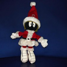 MARVIN THE MARTIAN BEAN BAG SANTA PLUSH VINTAGE 1998 WARNER BROTHERS STUDIO