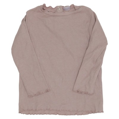 Zara, Langarmshirt, Größe: 98, Pink, Einfarbig, Rippenstrick, Mädchen #6zW