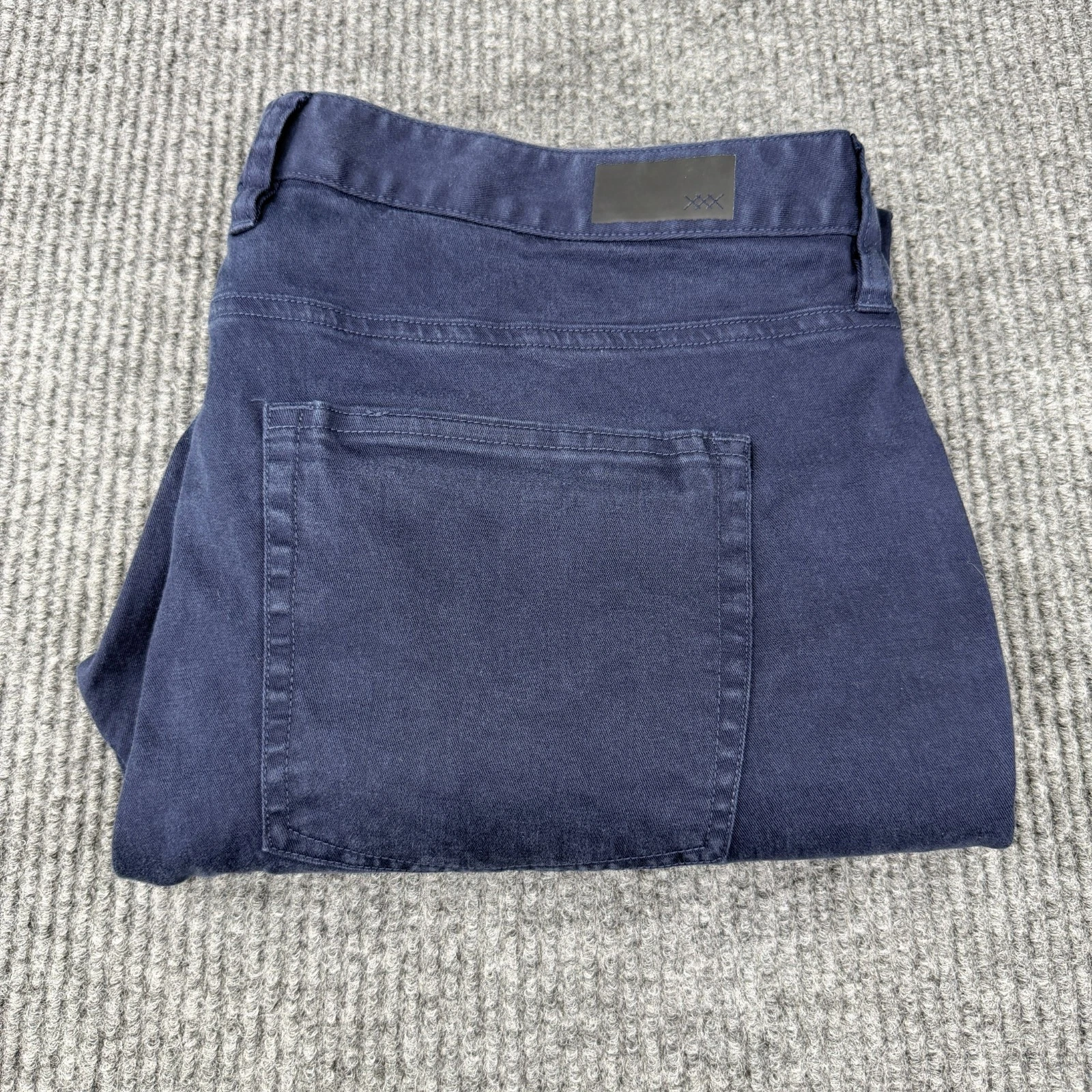 Rhone Men's Everyday Five-Pocket Pants 36x29 Blue Slim Straight 101253 Twill