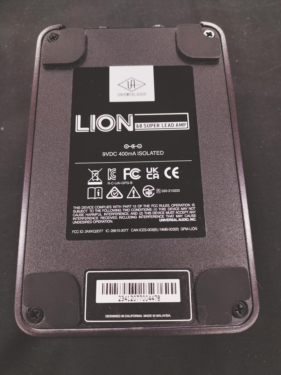 UNIVERSAL AUDIO / UAFX LION '68 SUPER LEAD AMP (NO260415) | eBay