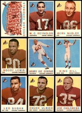 1959 Topps Chicago Cardinals Team Set Cardinals-FB 7 - NM 6704633