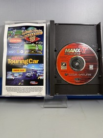 Manx TT Superbike Sega Saturn Complete Case with Manual Tested Fast Shipping